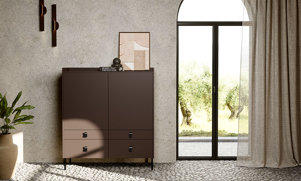 Highboard with drawers