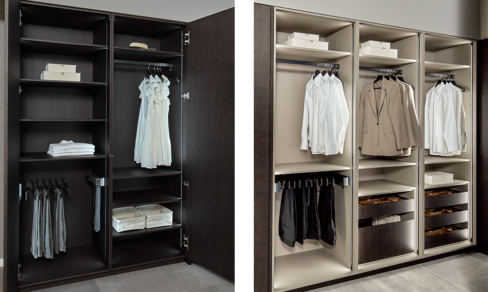 Wardrobe interior organization